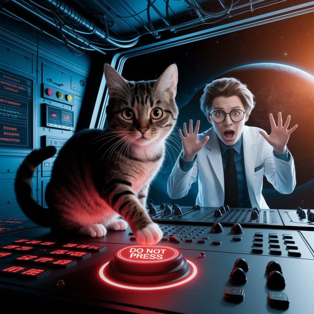 Curiosity Cat-astrophe: The Final Pawssibility  by @dinsat