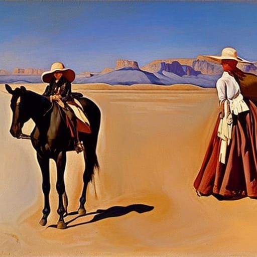 Two beauty cowgirls found vanity and pride in the desert
By ...