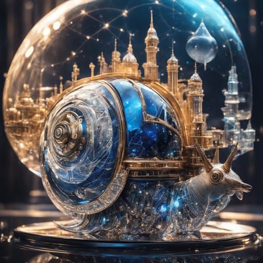 Steampunk snail