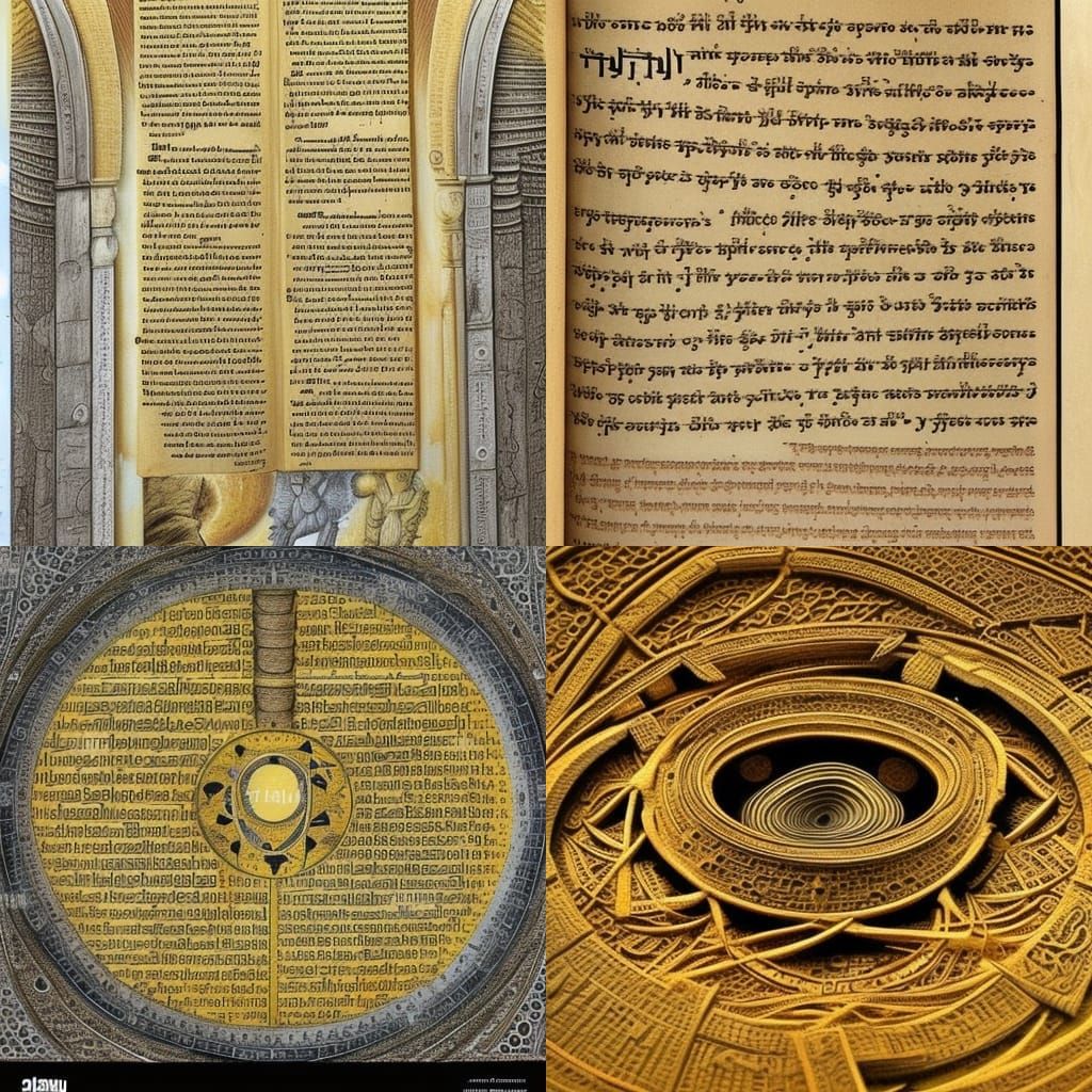 ancient knowledge text expressing the secrets of time space ...
