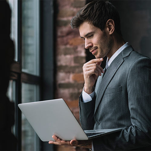 A man who thinks in the world of artificial intelligence