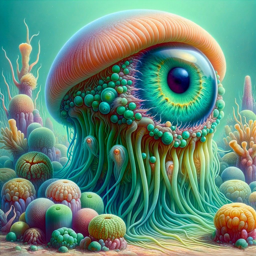 Cyclops Jellyfish (cyclopsia irisea)