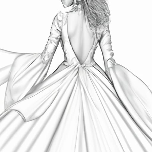 the beautiful woman in the white dress