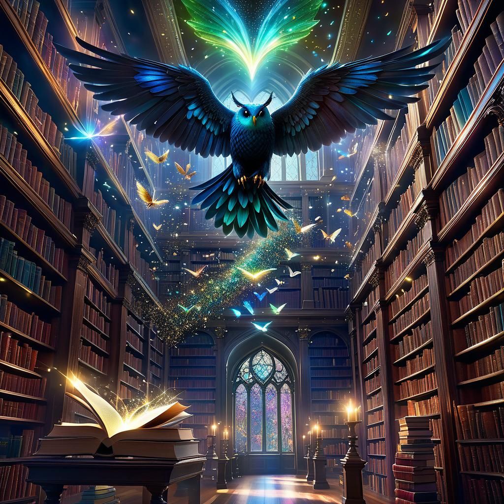Enchanted Library of Knowledge