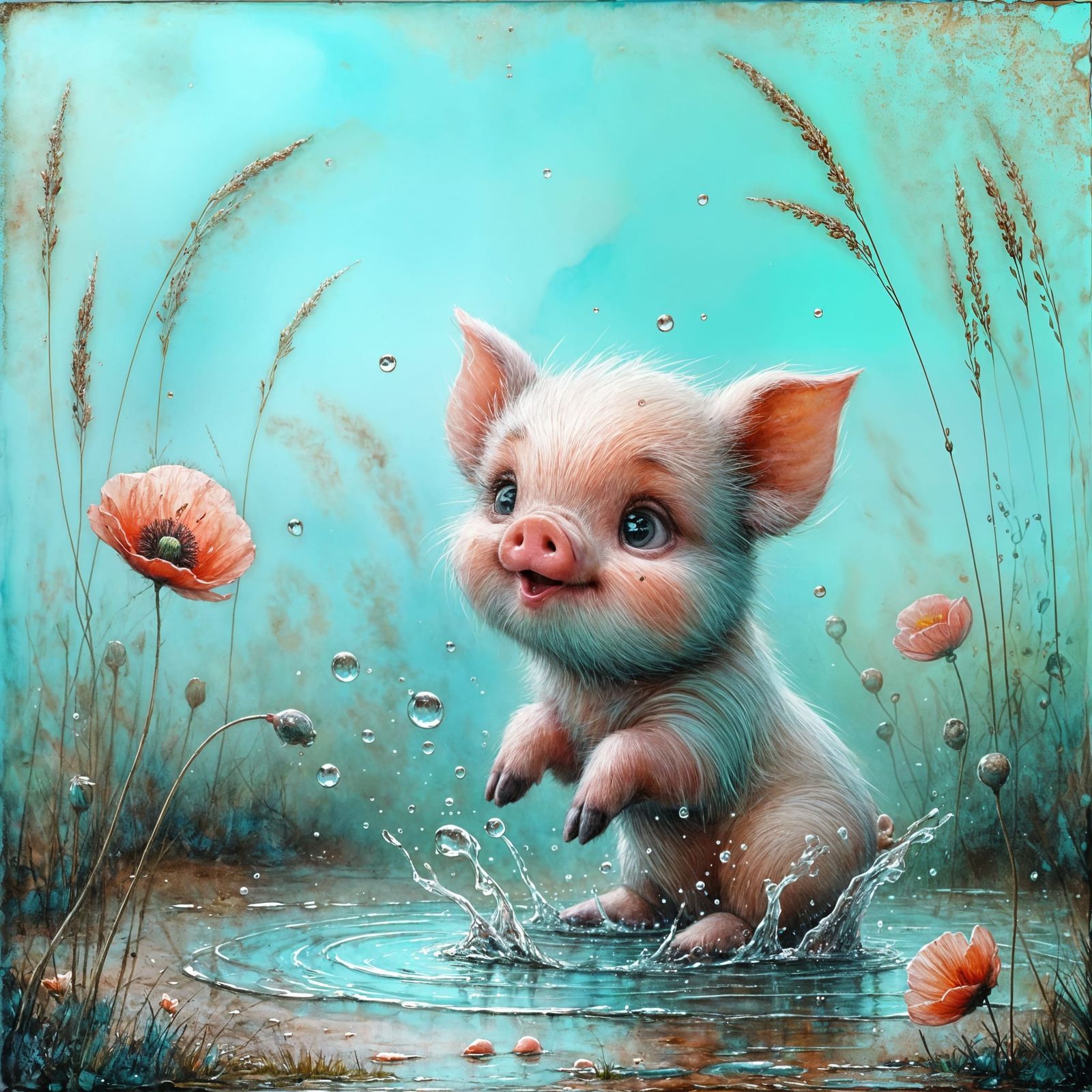 Tiny Splashes, Joyous Leaps  by @Oblique Lens