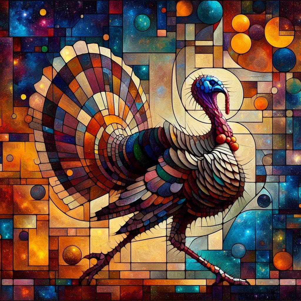 Turkey Doing the Herky Jerky through the Galaxy