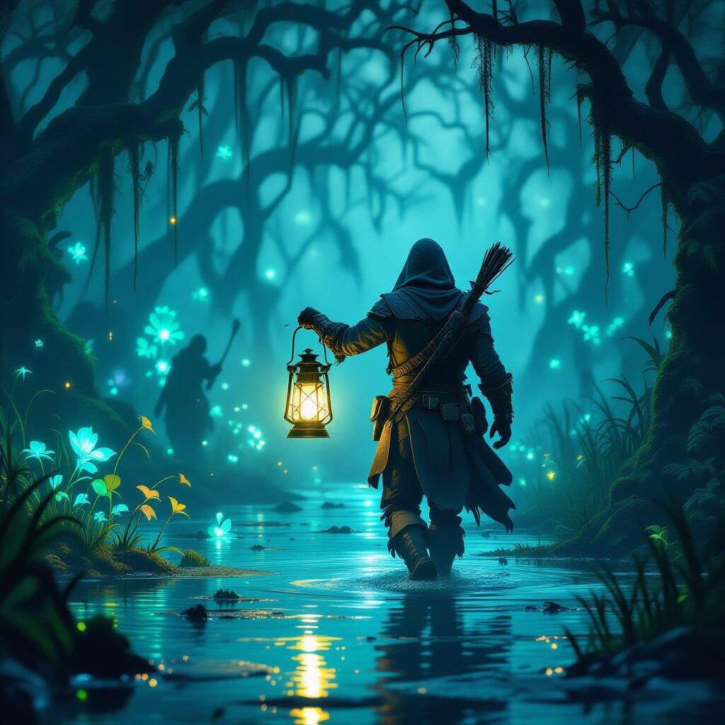 In the swamp  by @ABi Fantasy