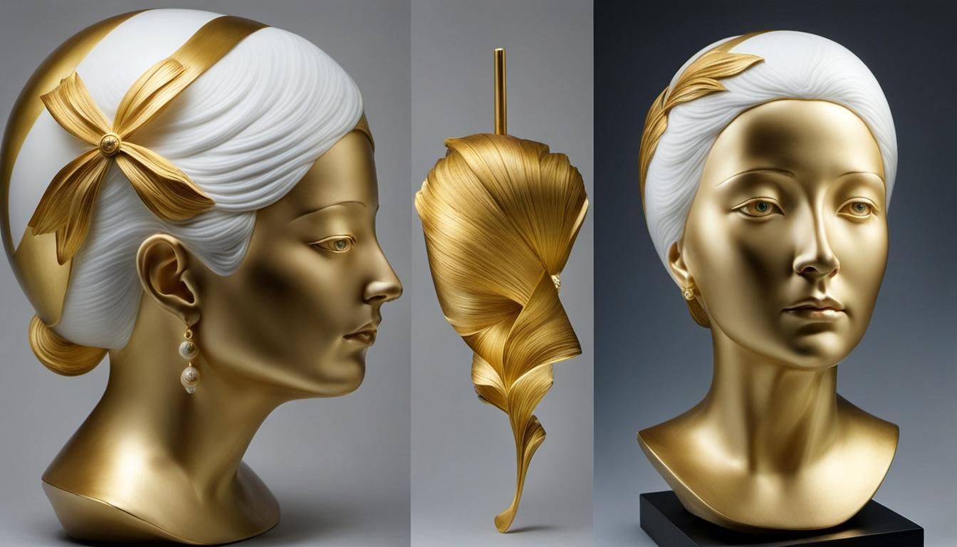 Bild: Fantasy Portrait Skulptur (1/3).