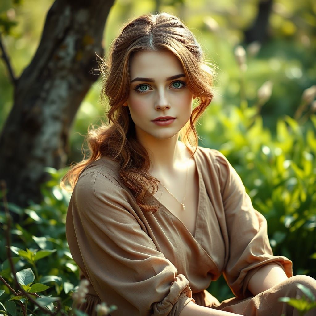 Ethereal Beauty in Earthy Elegance