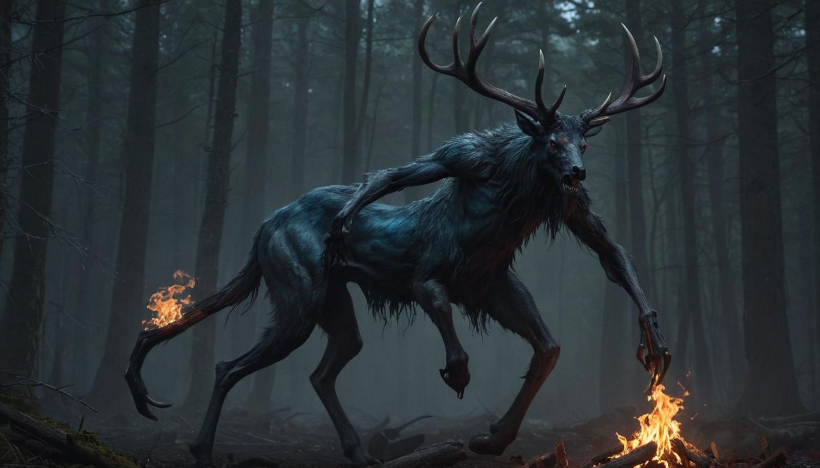 Wendigo:::insanely realistic::high definition::high resolution ...