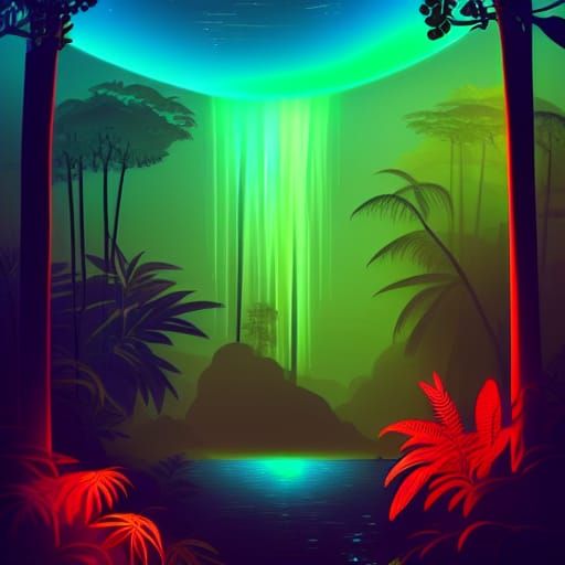 Bioluminescent Rainforest 2