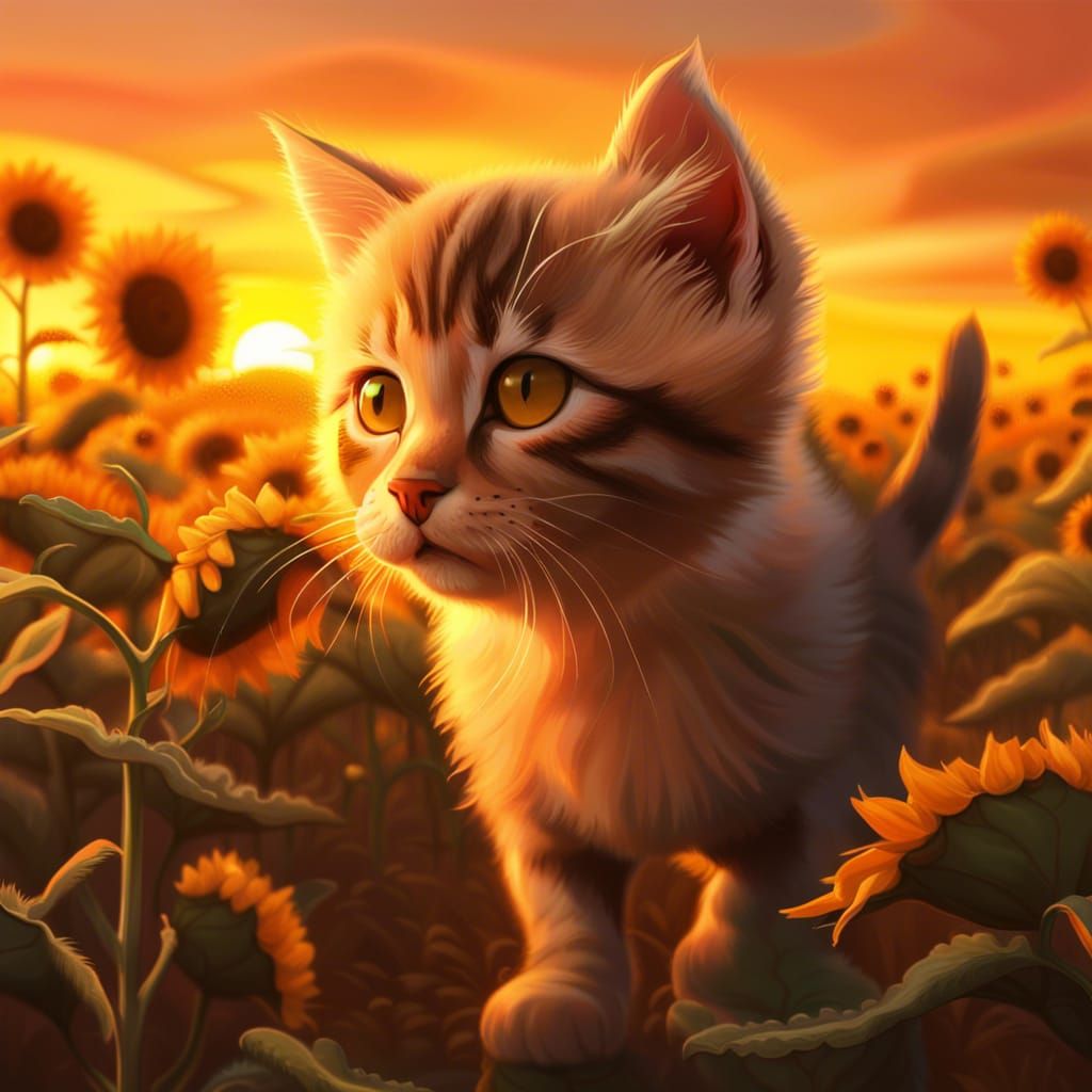 Orange everywhere 🧡 AI Generated Artwork NightCafe Creator