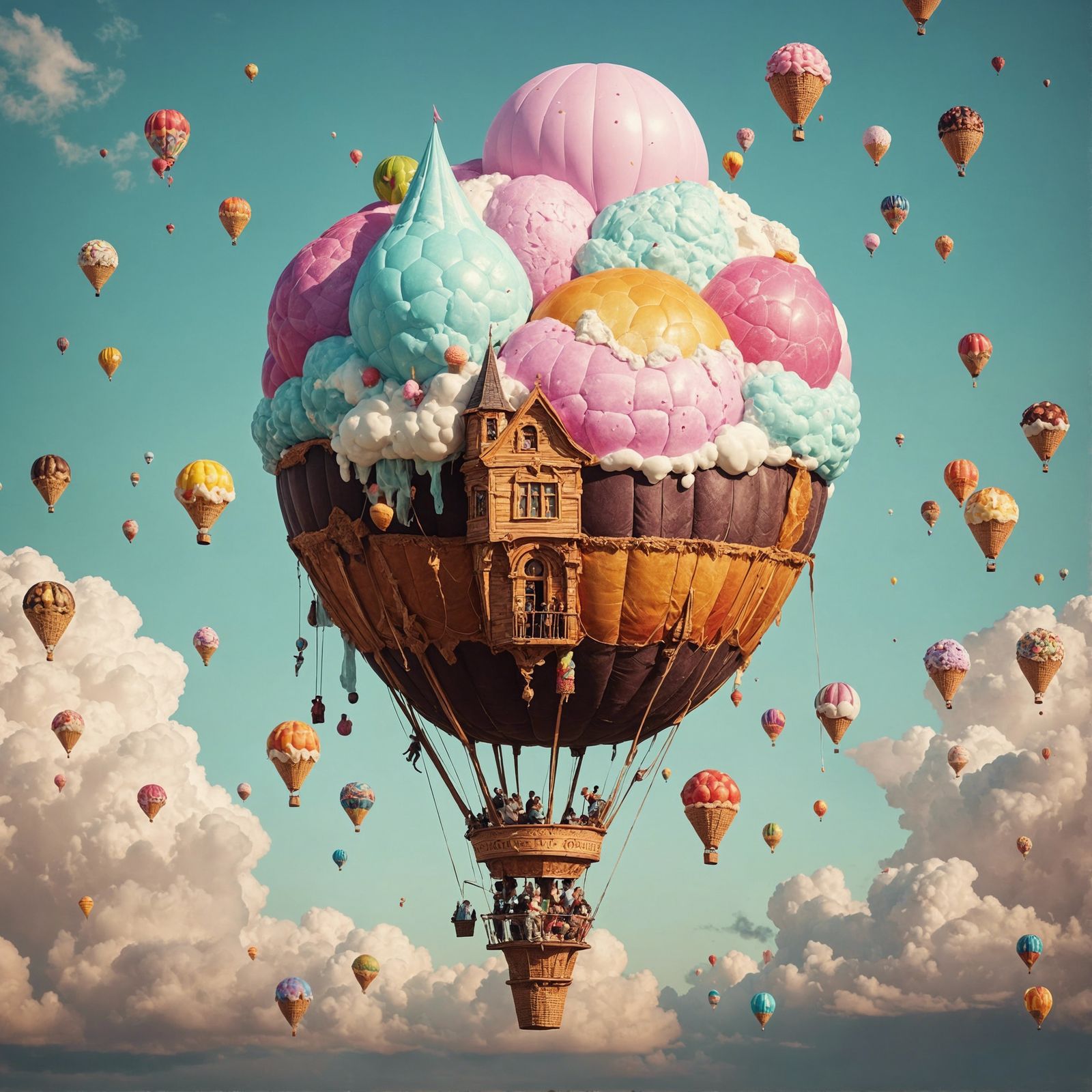 Ice cream balloon  by @NicoL3AS