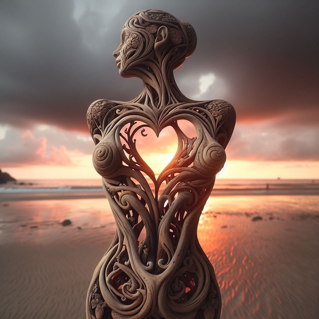 Driftwood Madonna from Vixsin Prompt