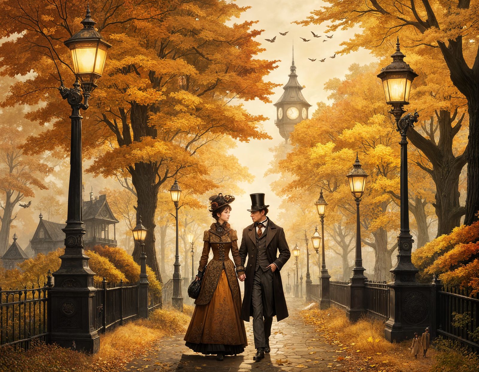 Autumn date  by @Feathers