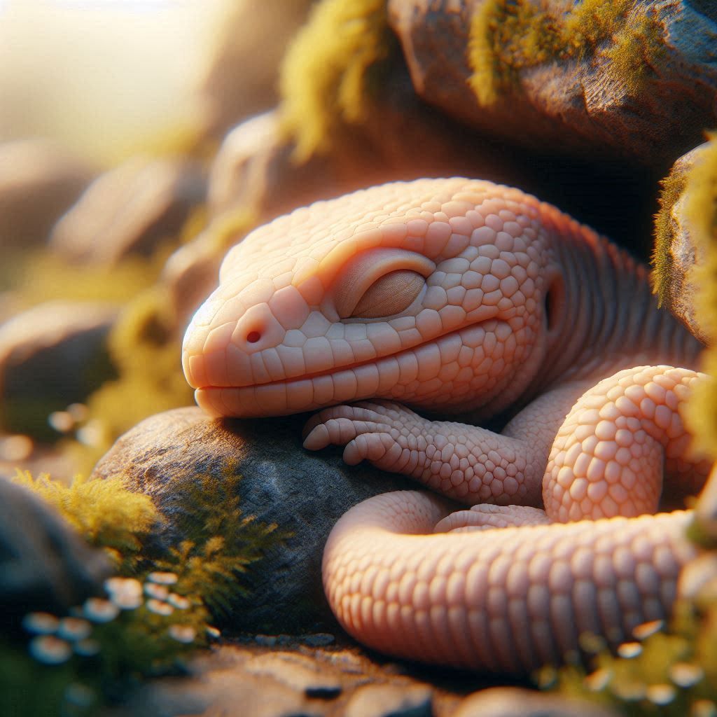 Sleepy Little Lizard