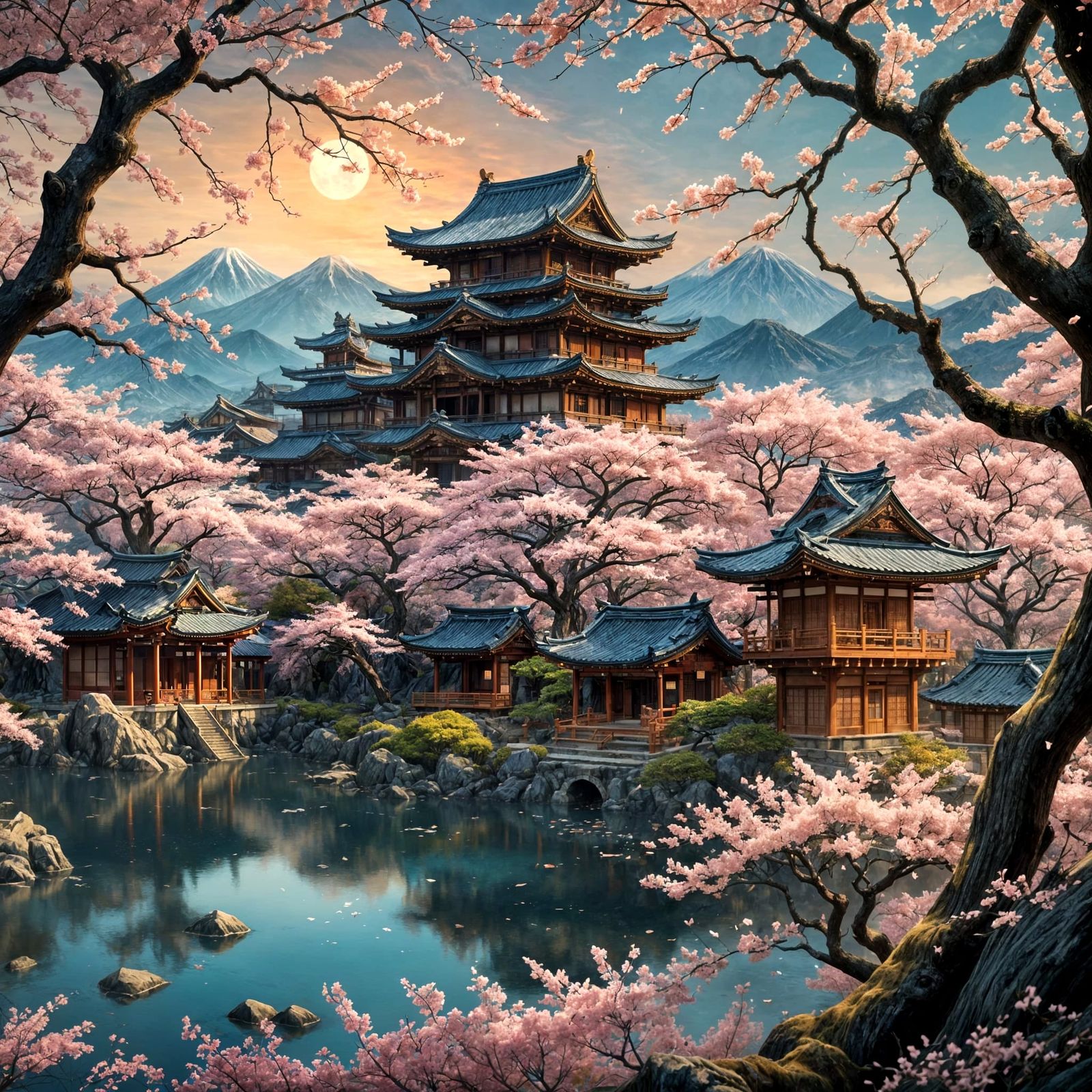 Japanese Village.  by @AgentZER0