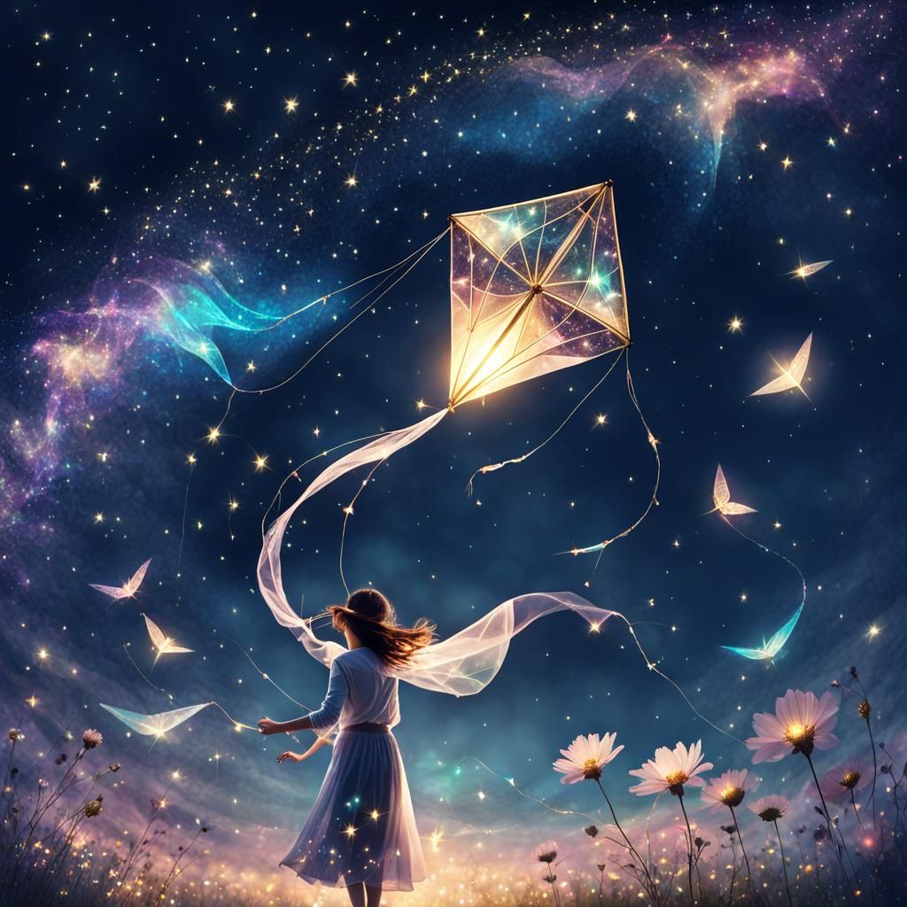 Starlight kite  by @Allie251