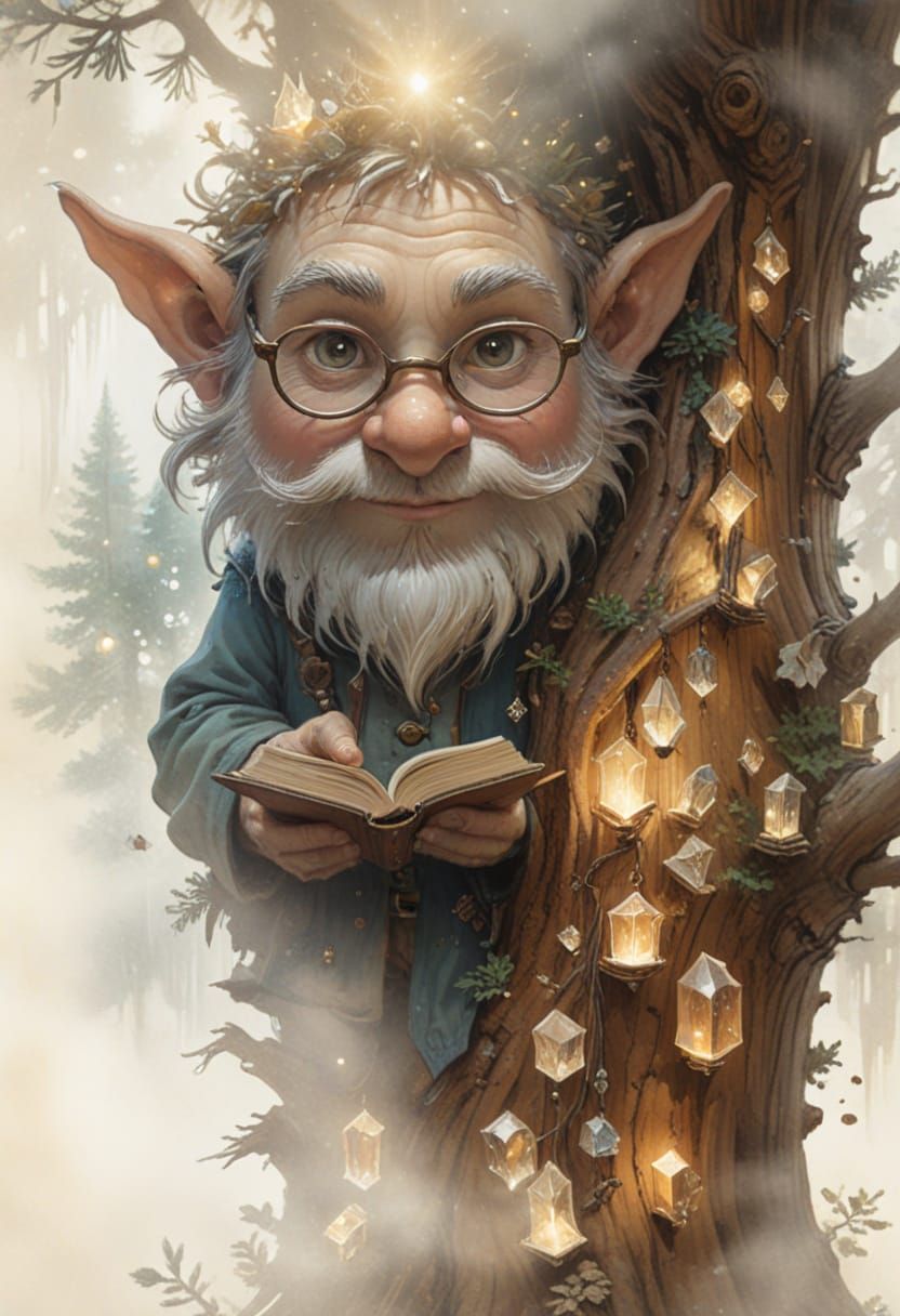 Whimsical fantasy illustration