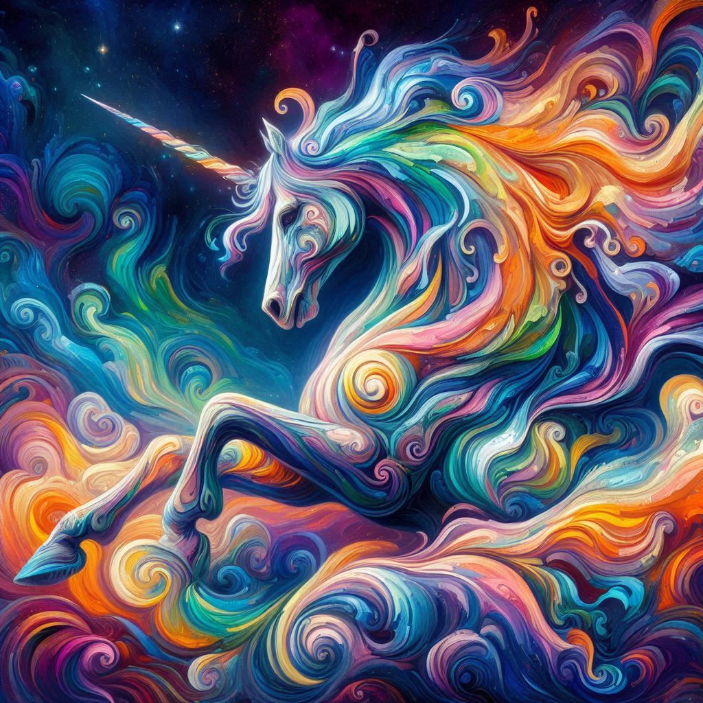 Synesthesia Art Unicorn