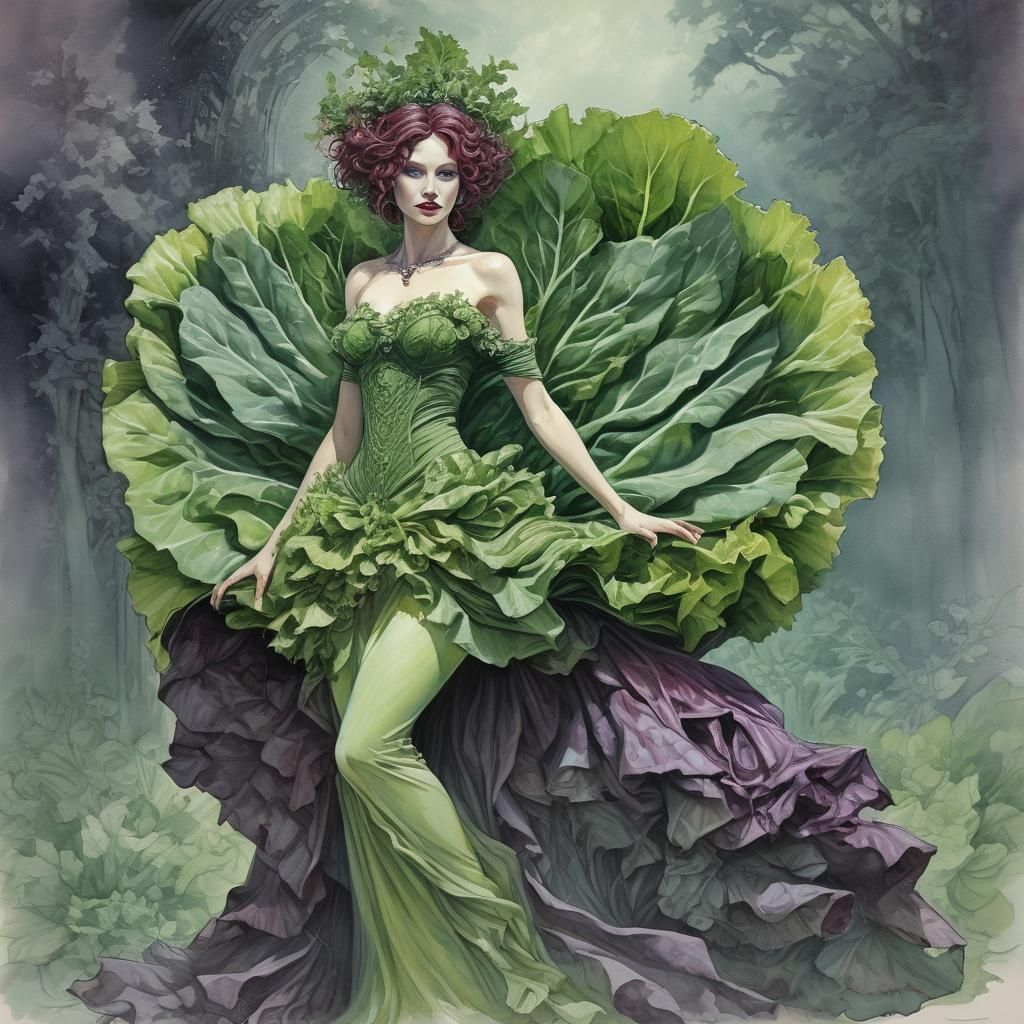 Lettuce Dress  by @Hails