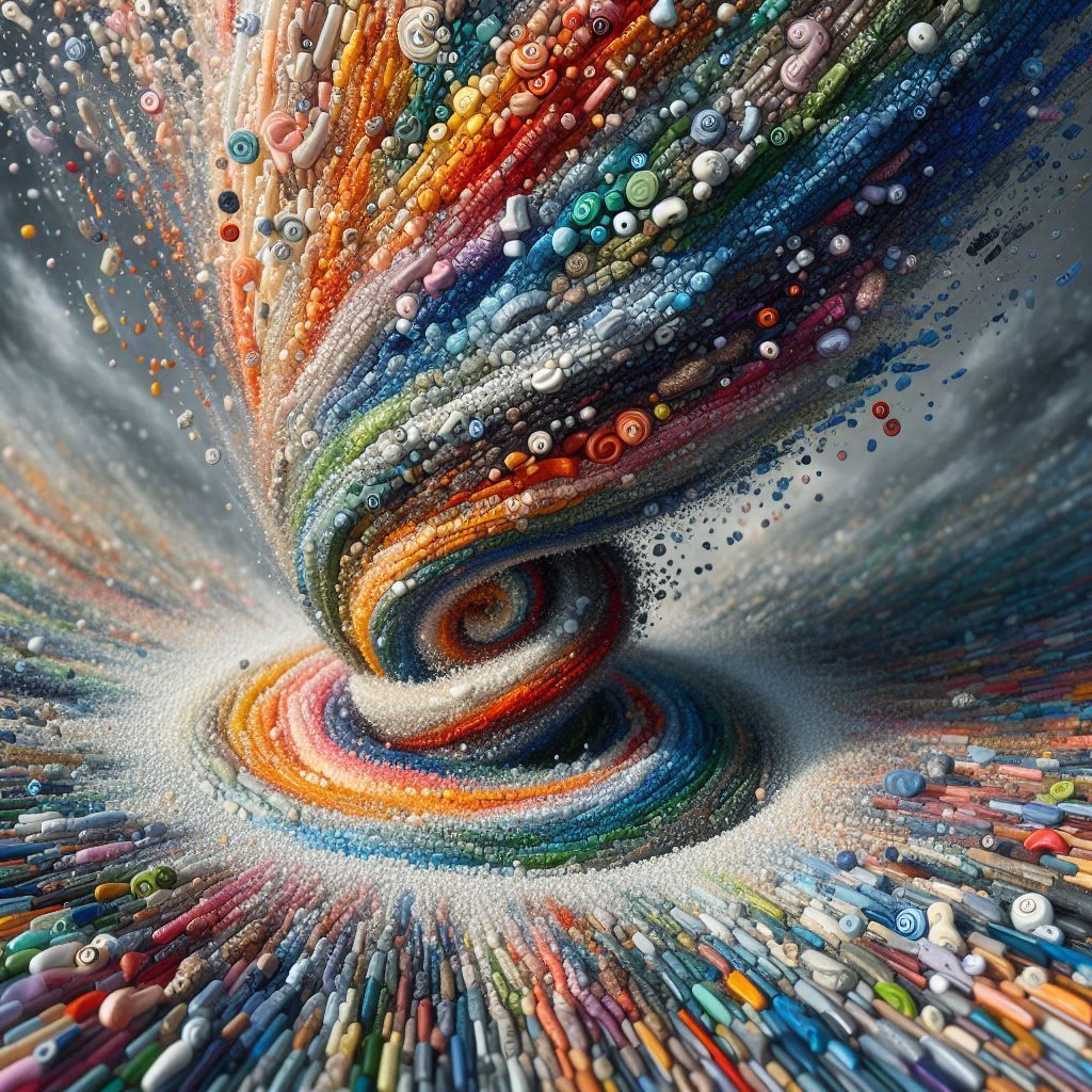 Tornado of beads