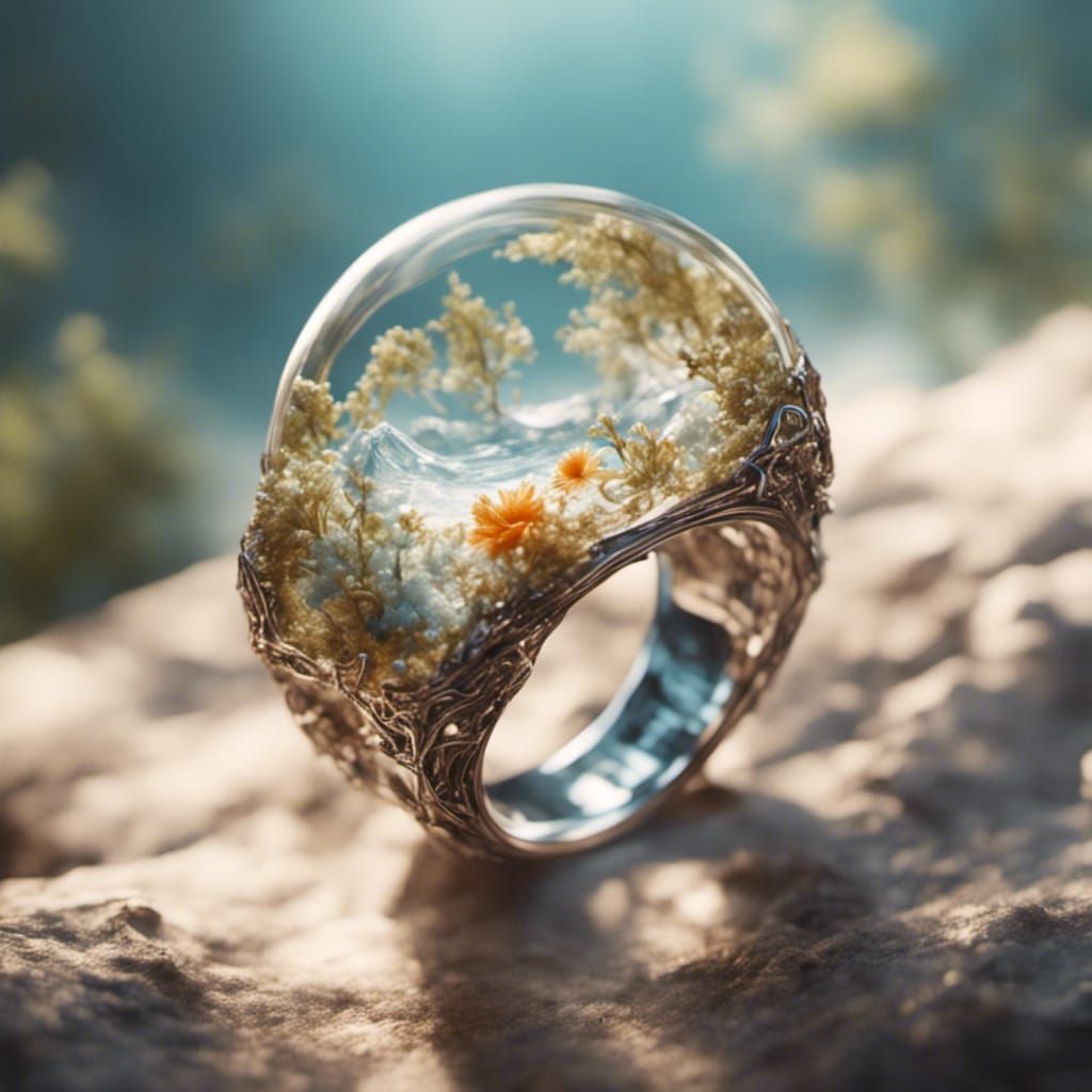 <lora:LordoftheRings:1.0>  Summer Breeze inside a ring 