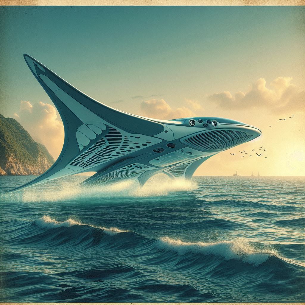 Ray manta ship - AI Generated Artwork - NightCafe Creator