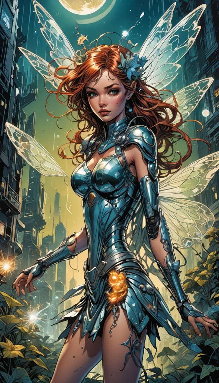 Futuristic fairy
