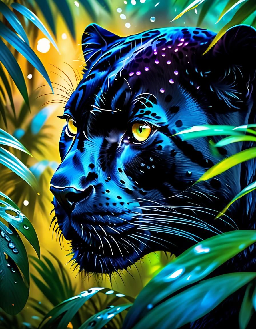 Black panther   by @Mishu77