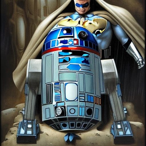 Batman R2d2 - AI Generated Artwork - NightCafe Creator