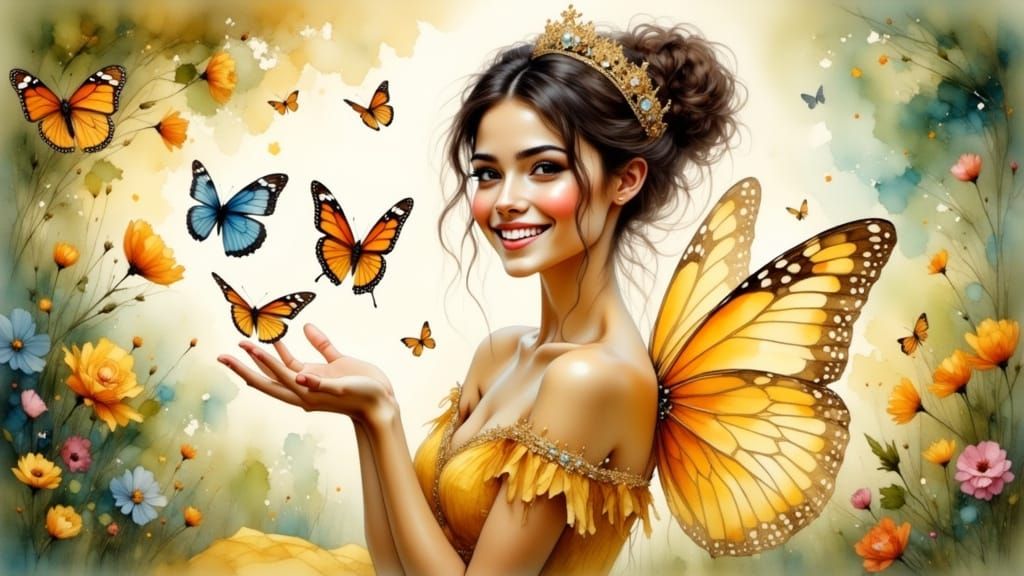 Tiger Swallowtail Butterfly Princess  by @Gary Murakami