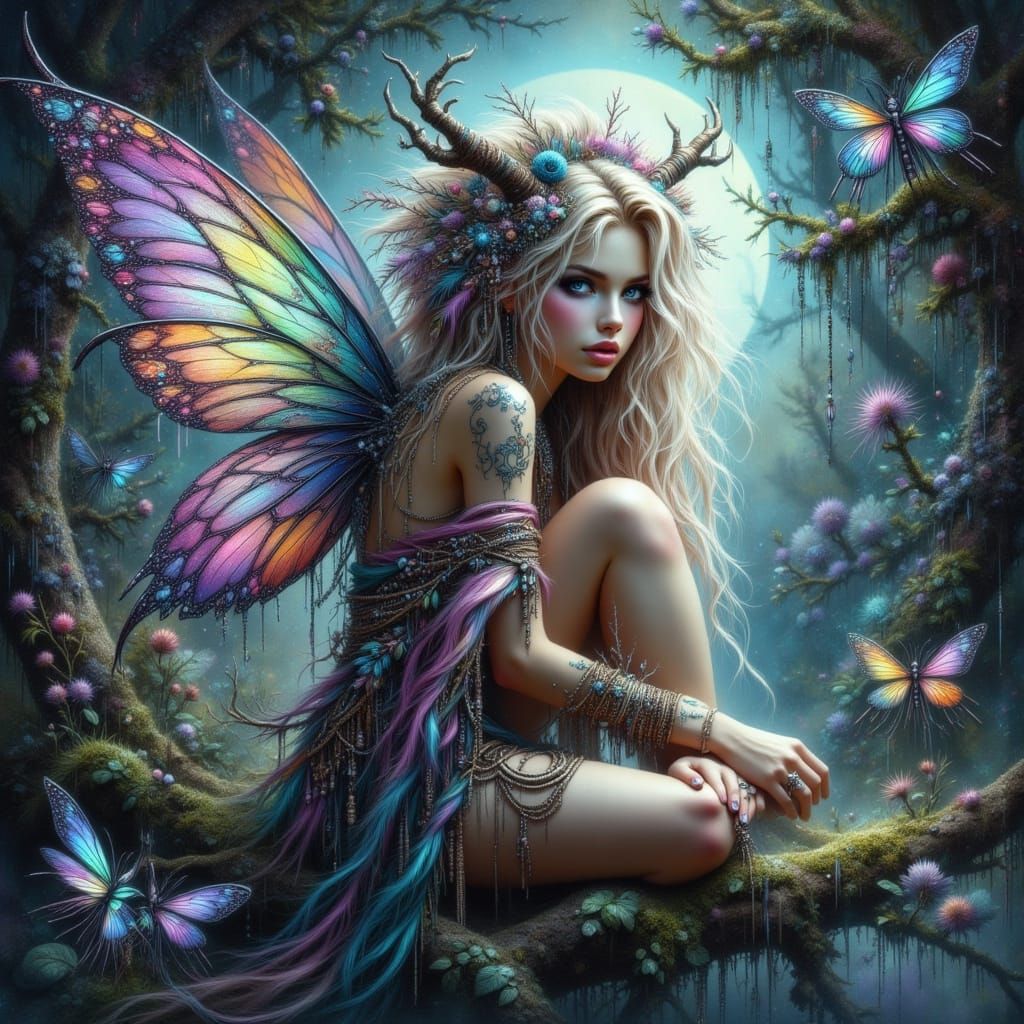 An androgynous young fairy /Alex fairies   8.13.25  by @RAIN