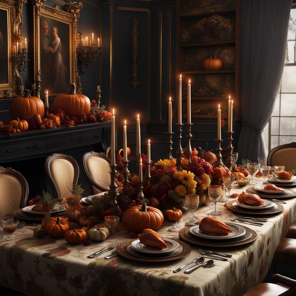 Thanksgiving Tablescapes  by @FluorMan