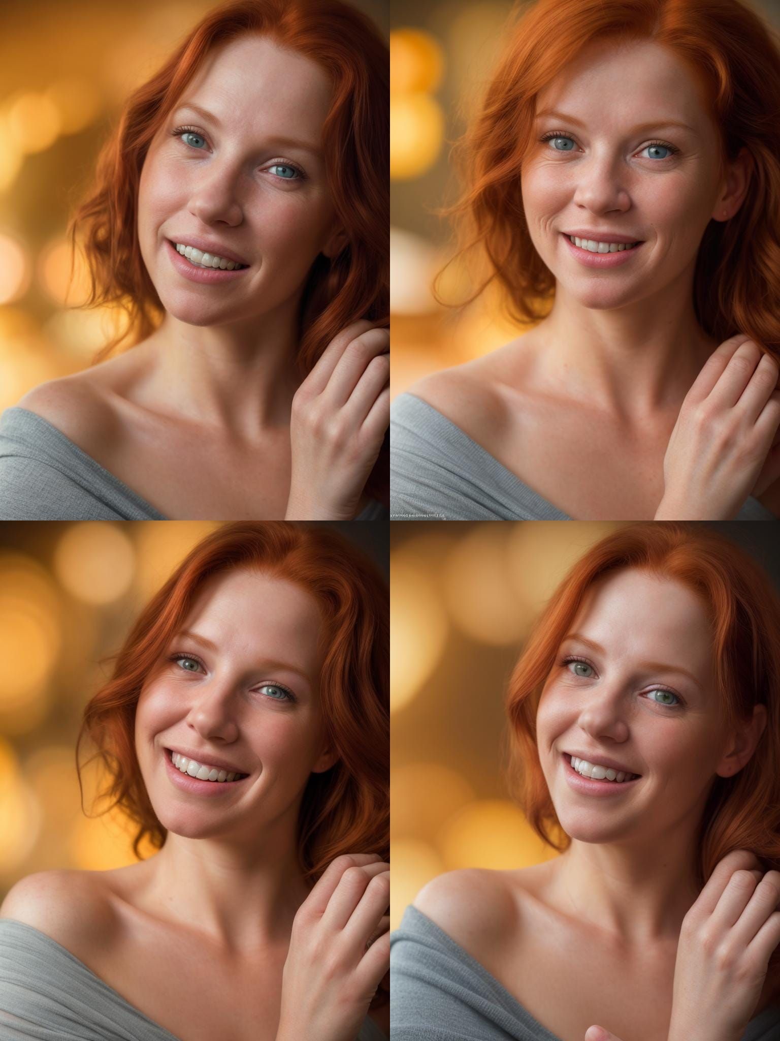"A Perfect Rendering Of This Red Haired Lady, Masterpiece. P...
