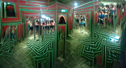 Mirror maze of torture