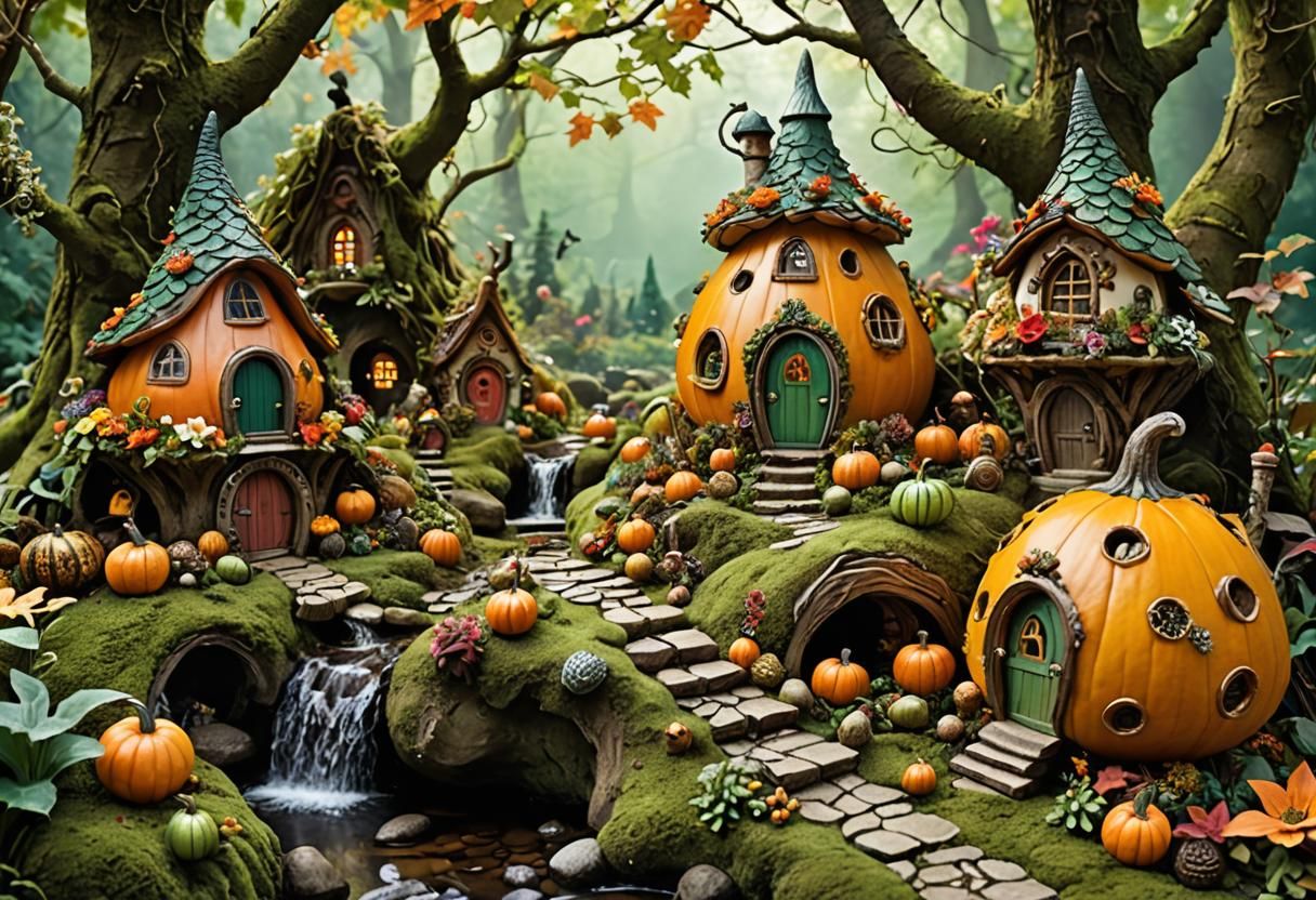 Gourd Evening, Welcome to our Village. 🧚‍♀️   by @Ishya