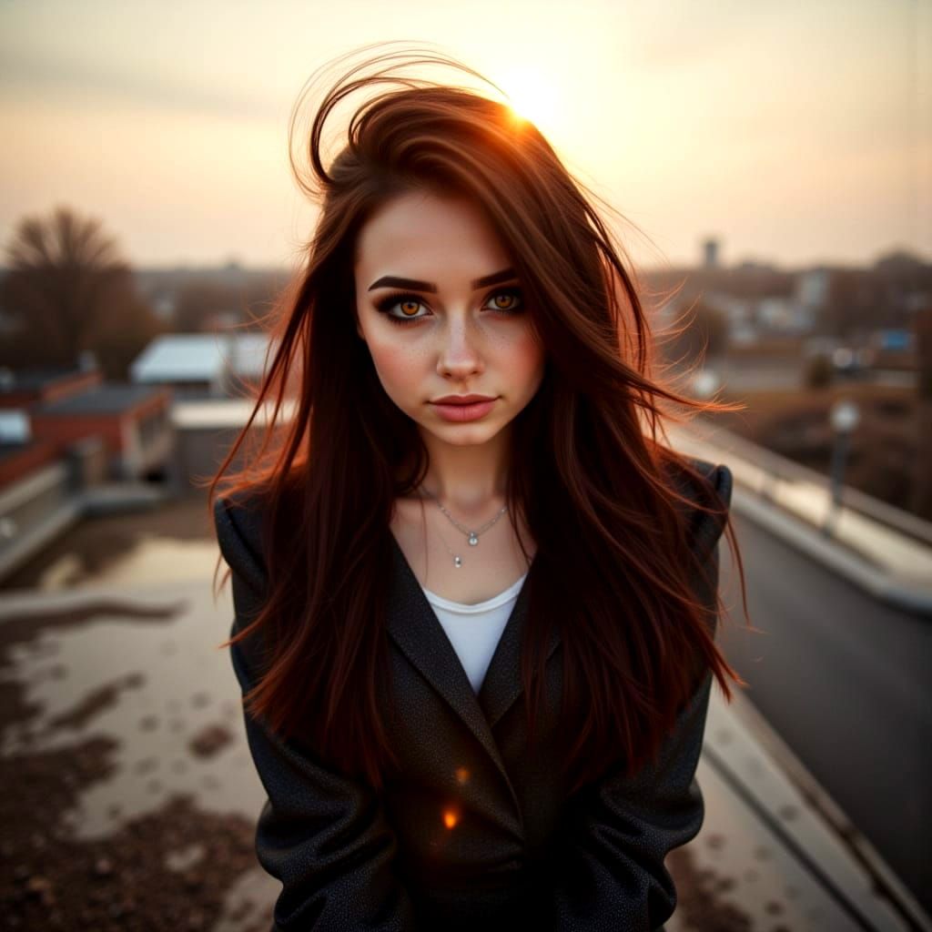 Standing in the Sunset