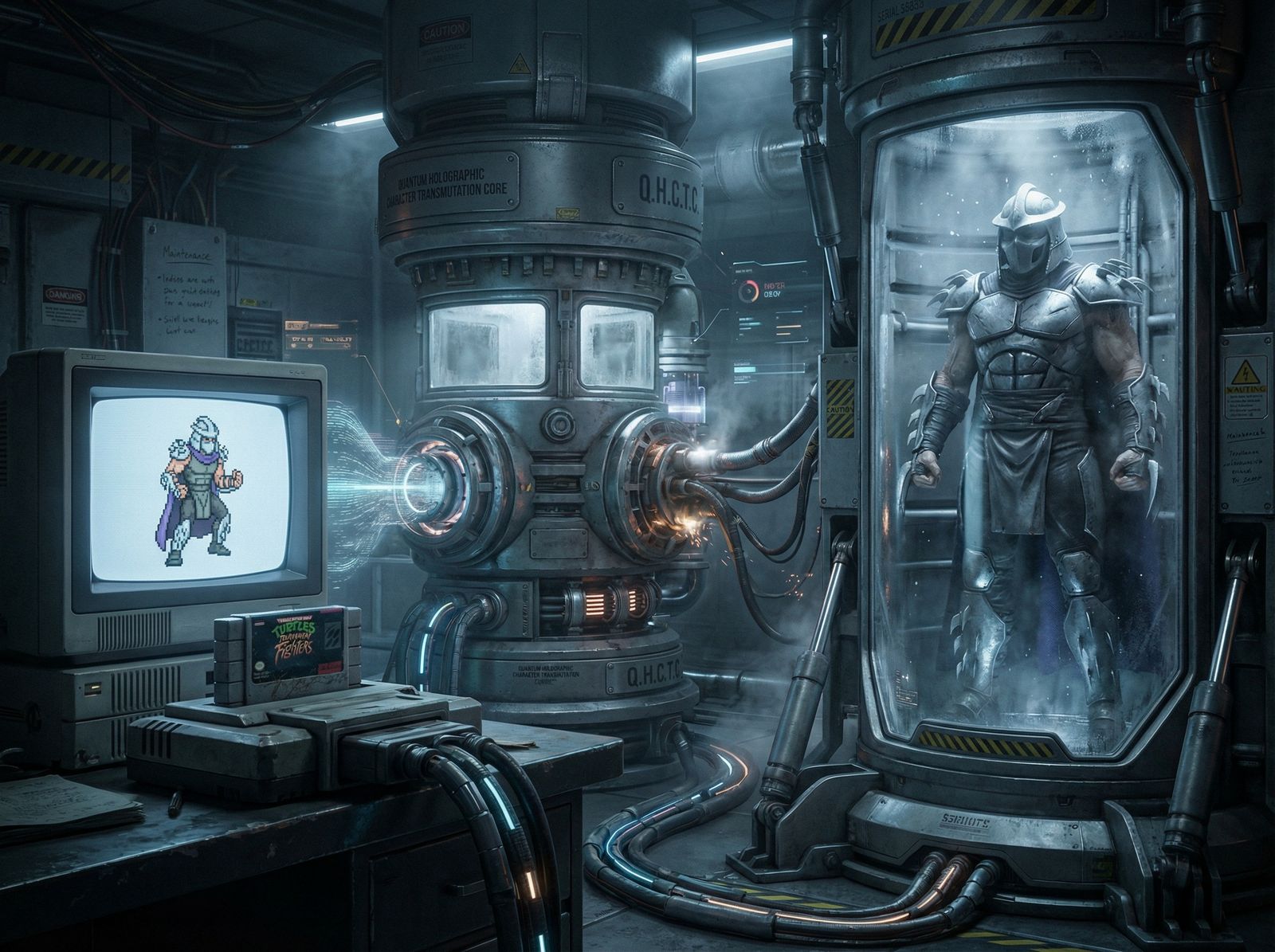 Recreating the retro Shredder [Teenage Mutant Ninja Turtles: Tournament Fighters - NES (1993)]