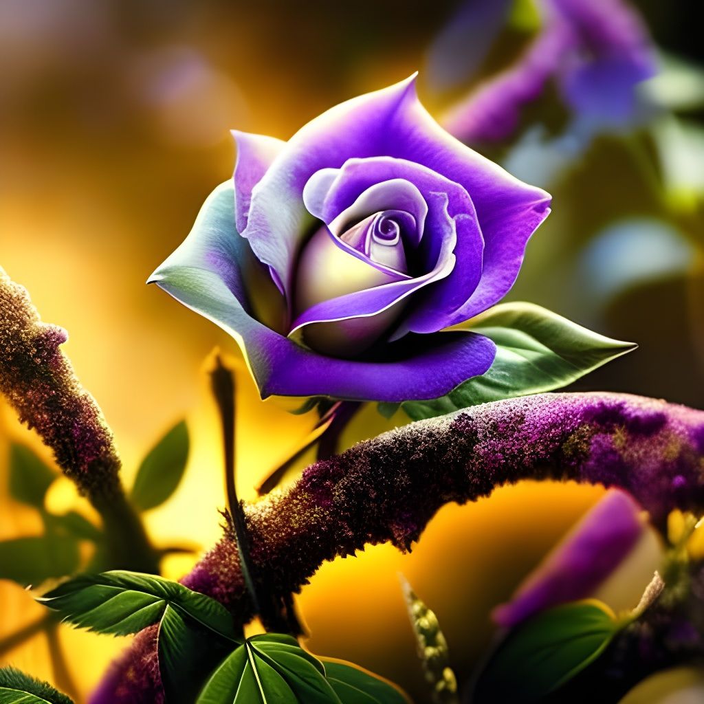 Purple rose