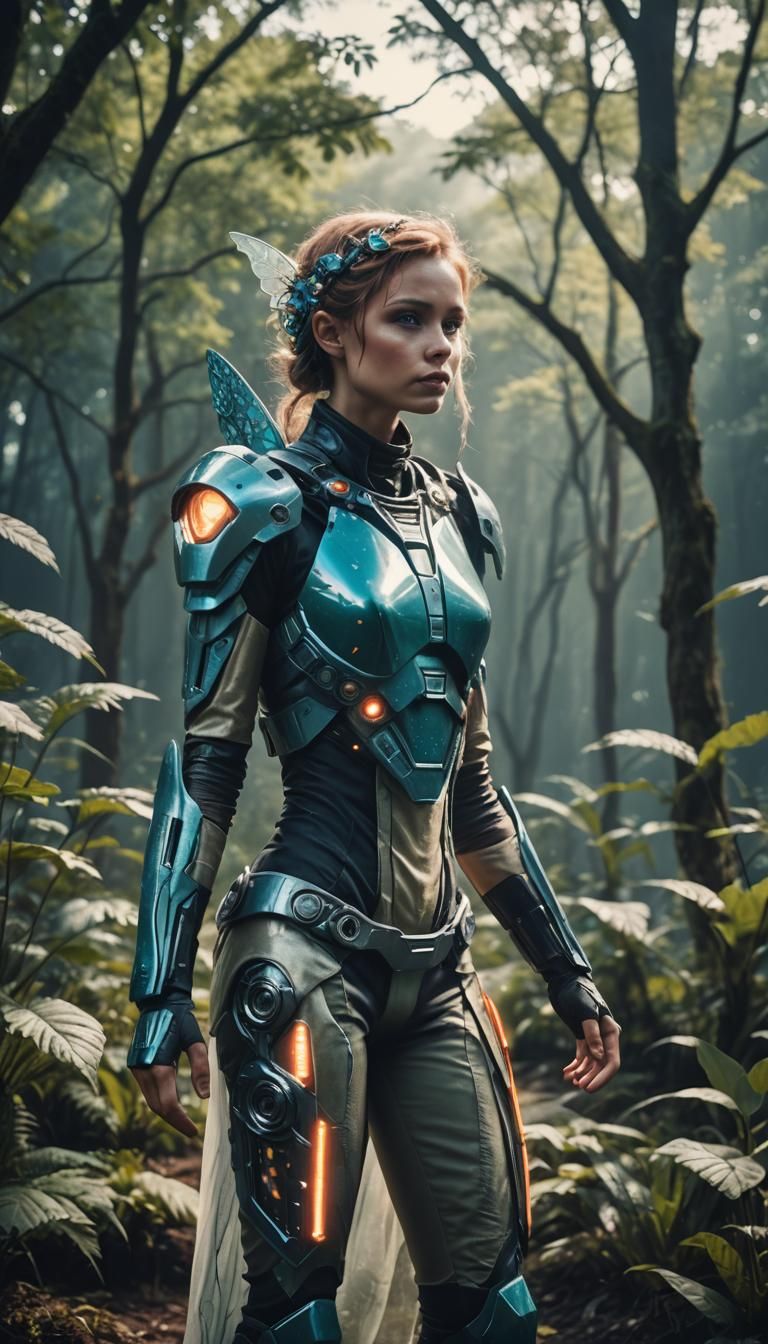 Futuristic fairy