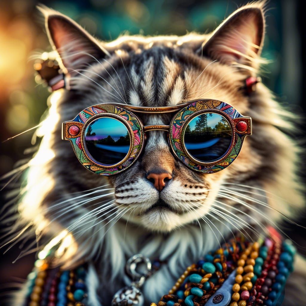 Hippie Gangsta  by @Lunatic Kitty