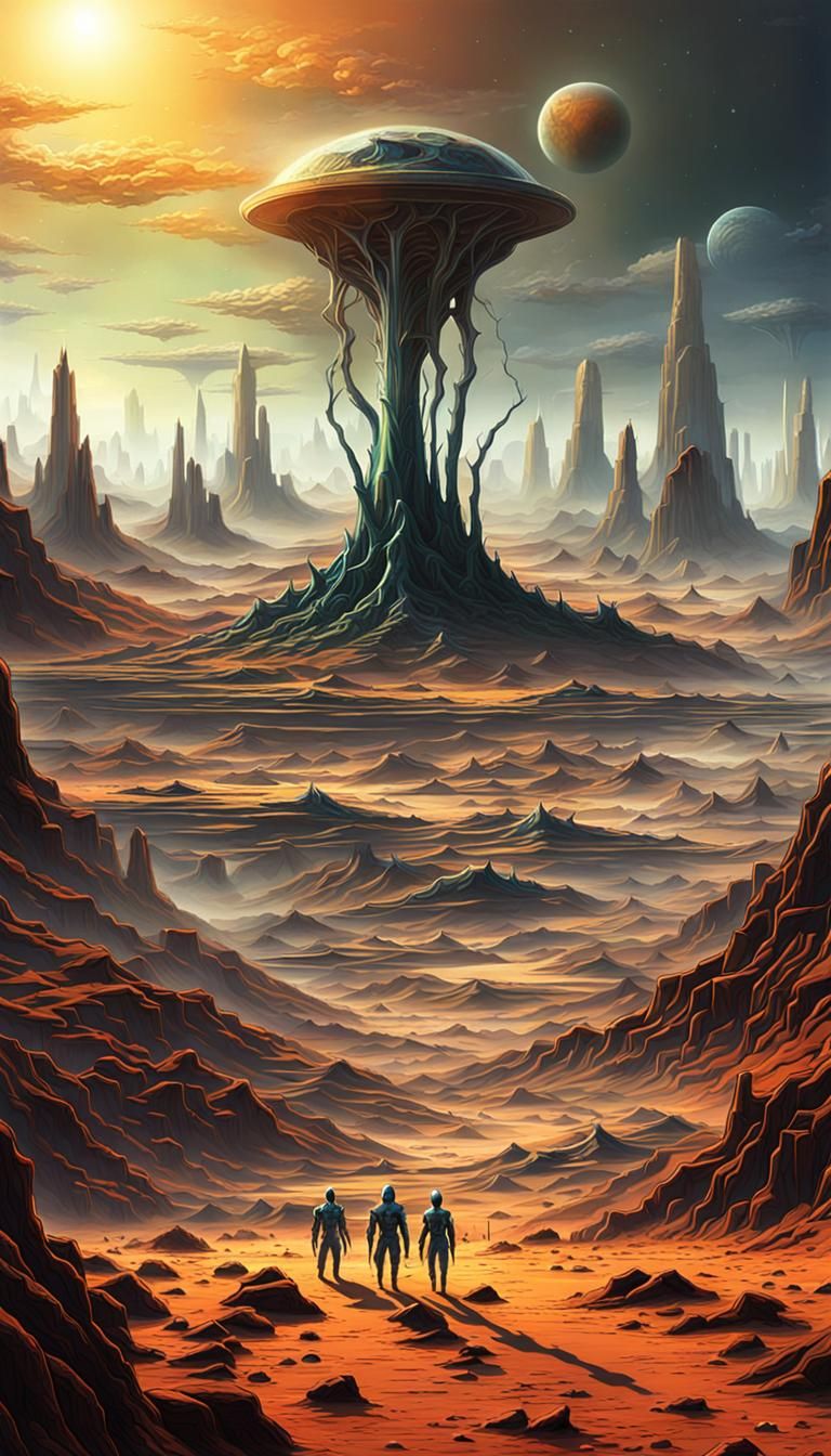 A strange tower leaks life