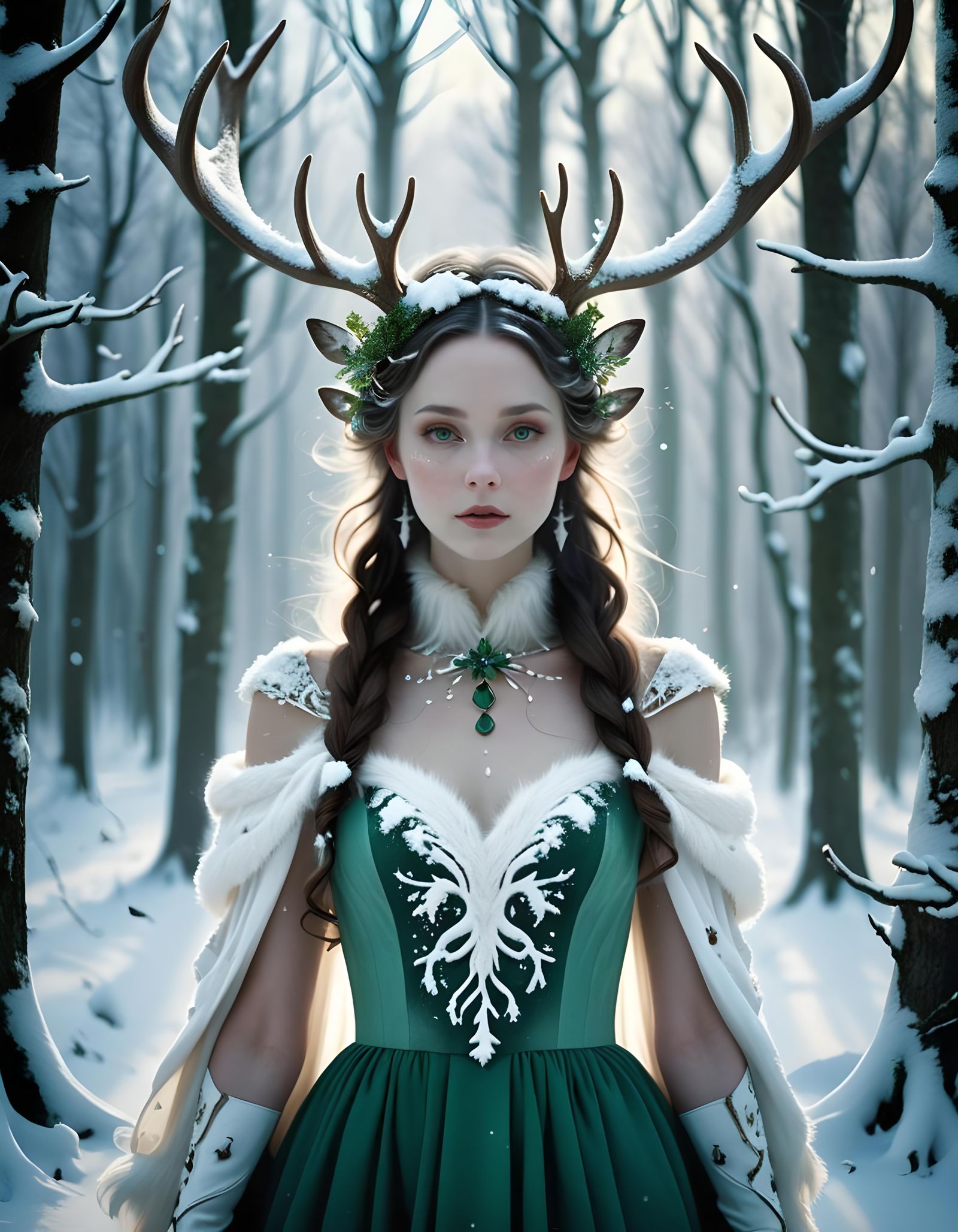 Goddess of the Forest  by @LD