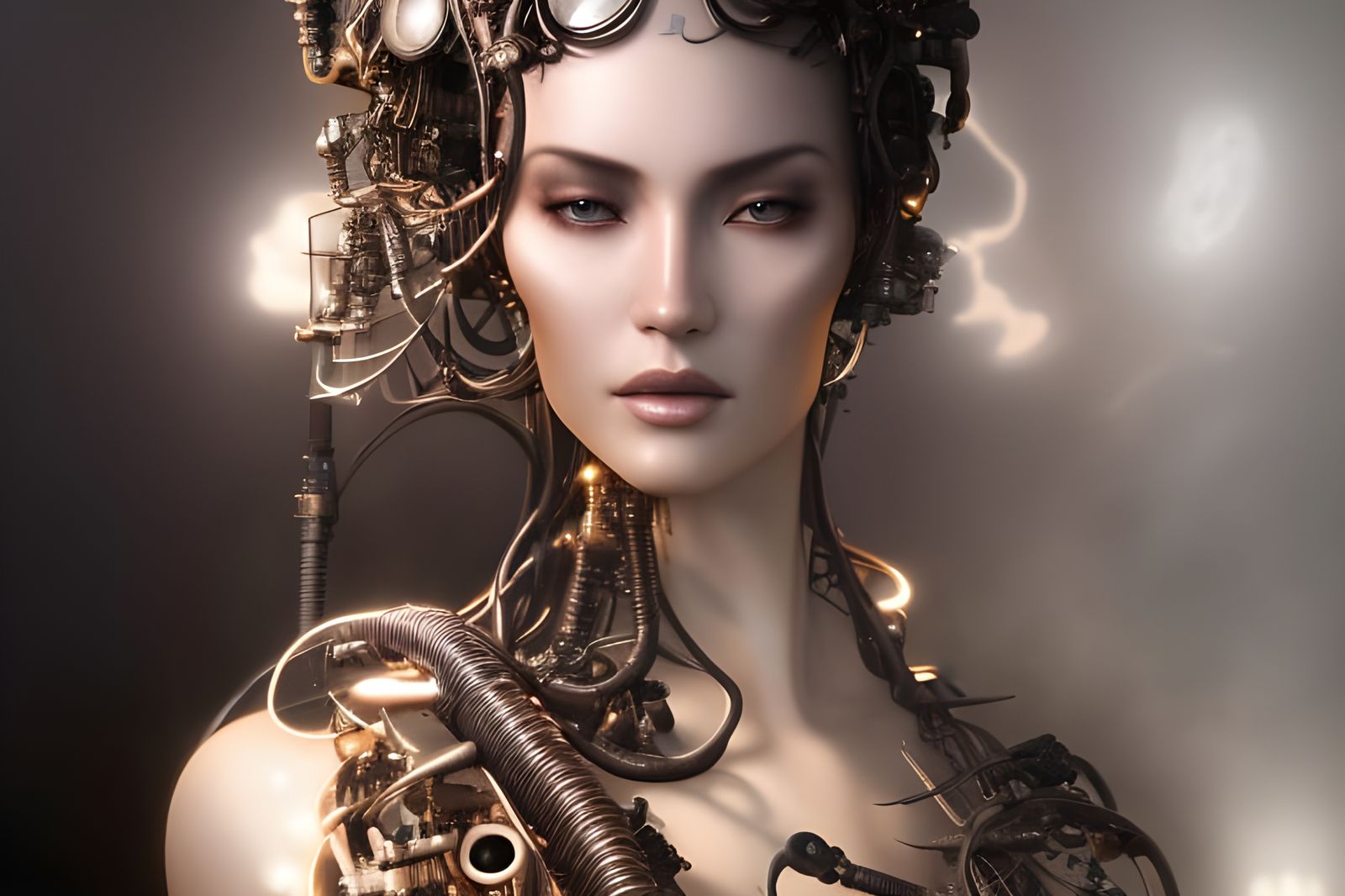 Cyborg are us .... AIA  by @Artificial Intelligence Artist