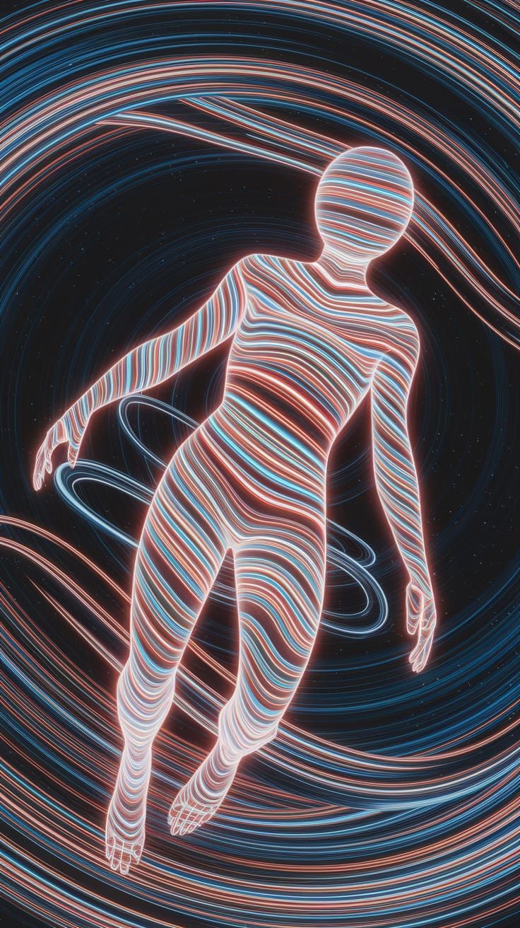 Glowing Cosmic Entity in Hyper-Detailed Surreal Style