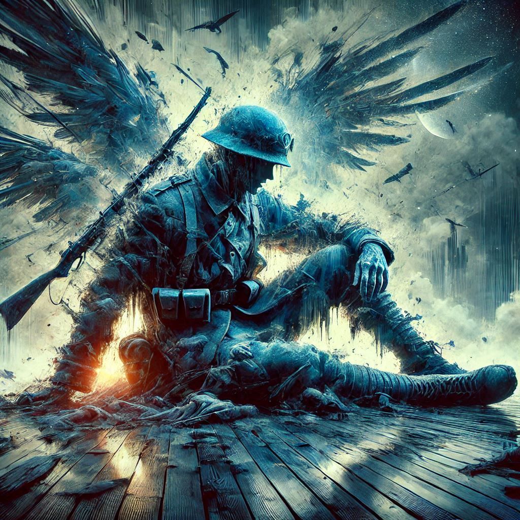 double exposure beautiful fantasy DALL-E 3 portrait landscape..