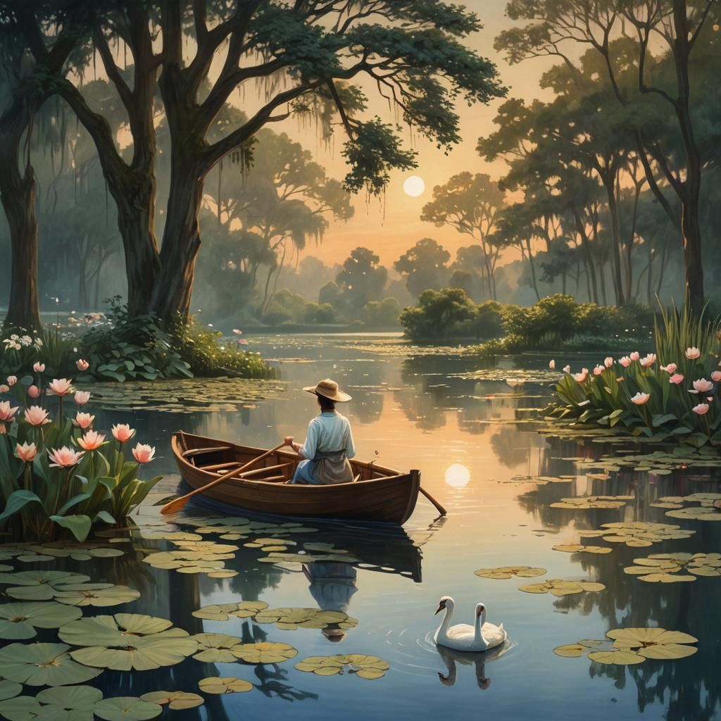 Quiet morning lake  by @Vochomurka