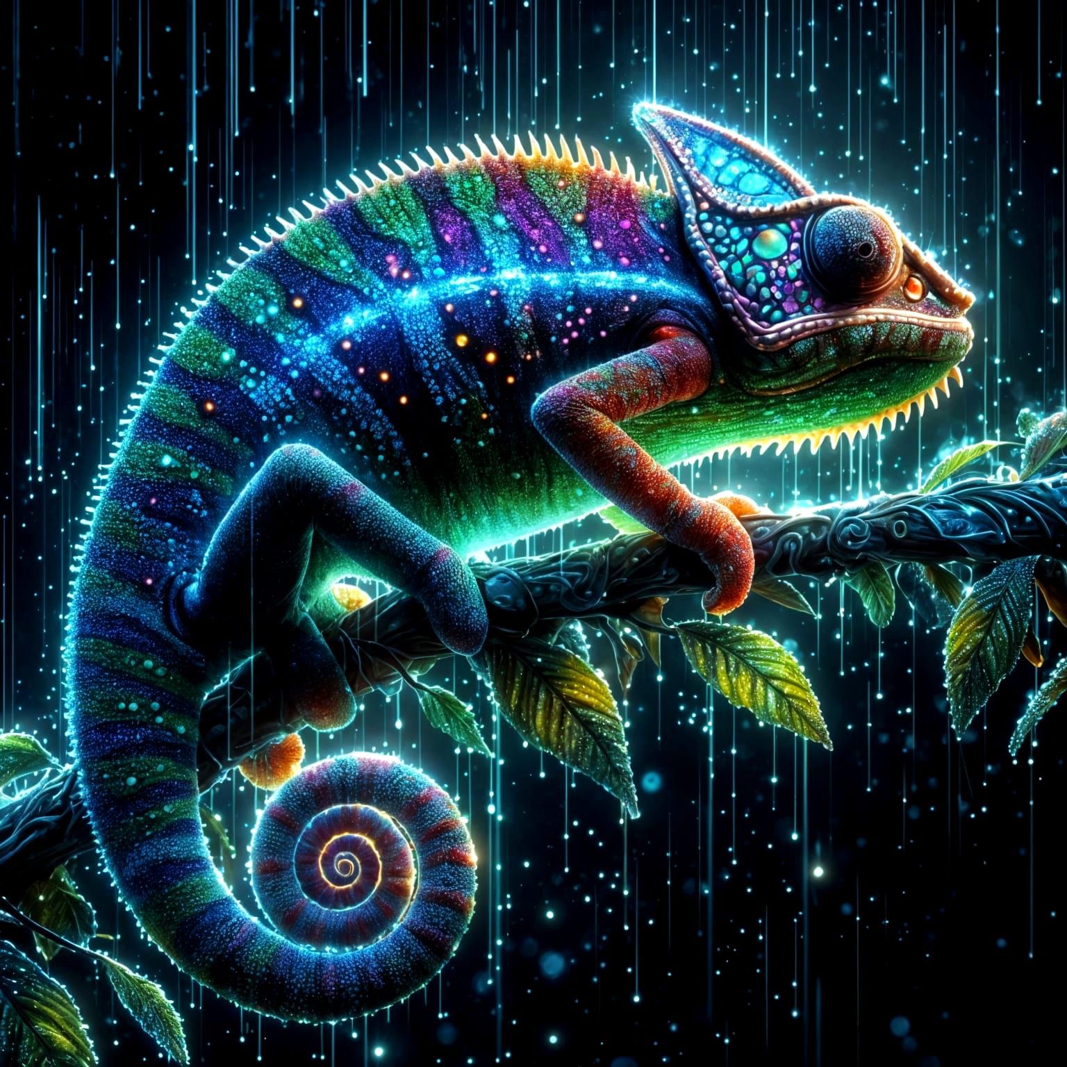 Neon Chameleon