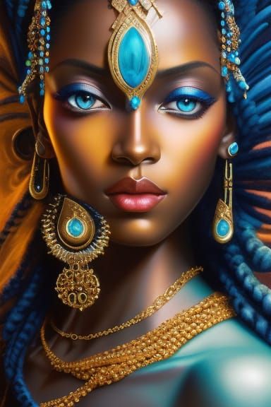 African Princess - AI Generated Artwork - NightCafe Creator